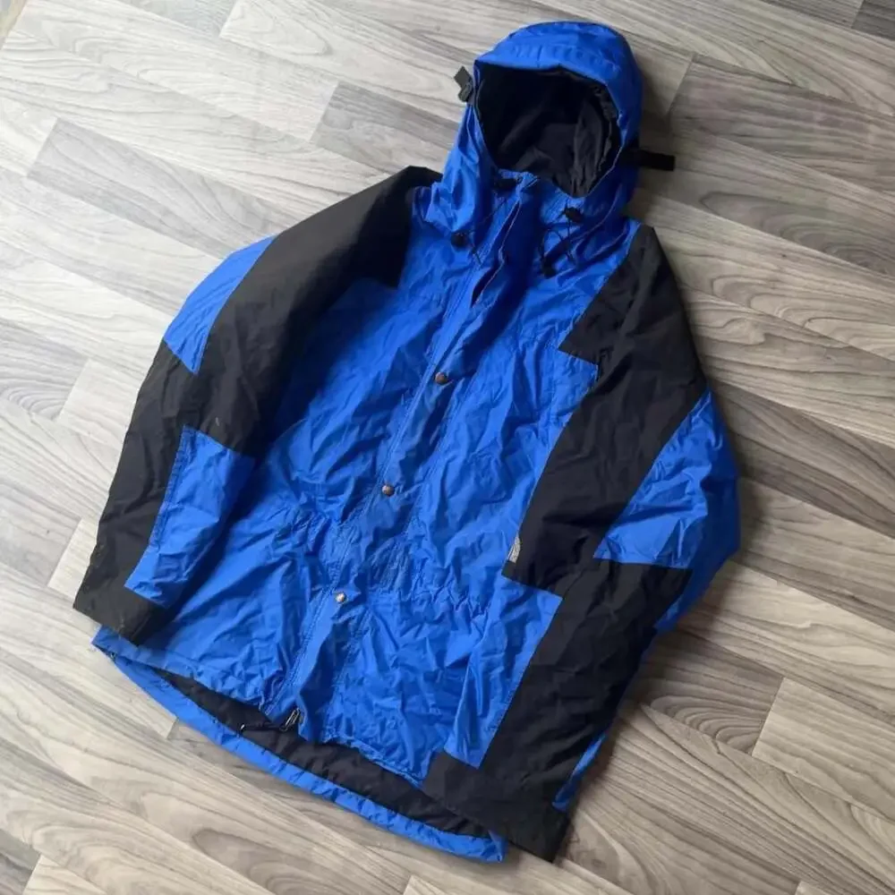 Vintage The North Face Made In USA Ski Jacket Mens Large Blue Black